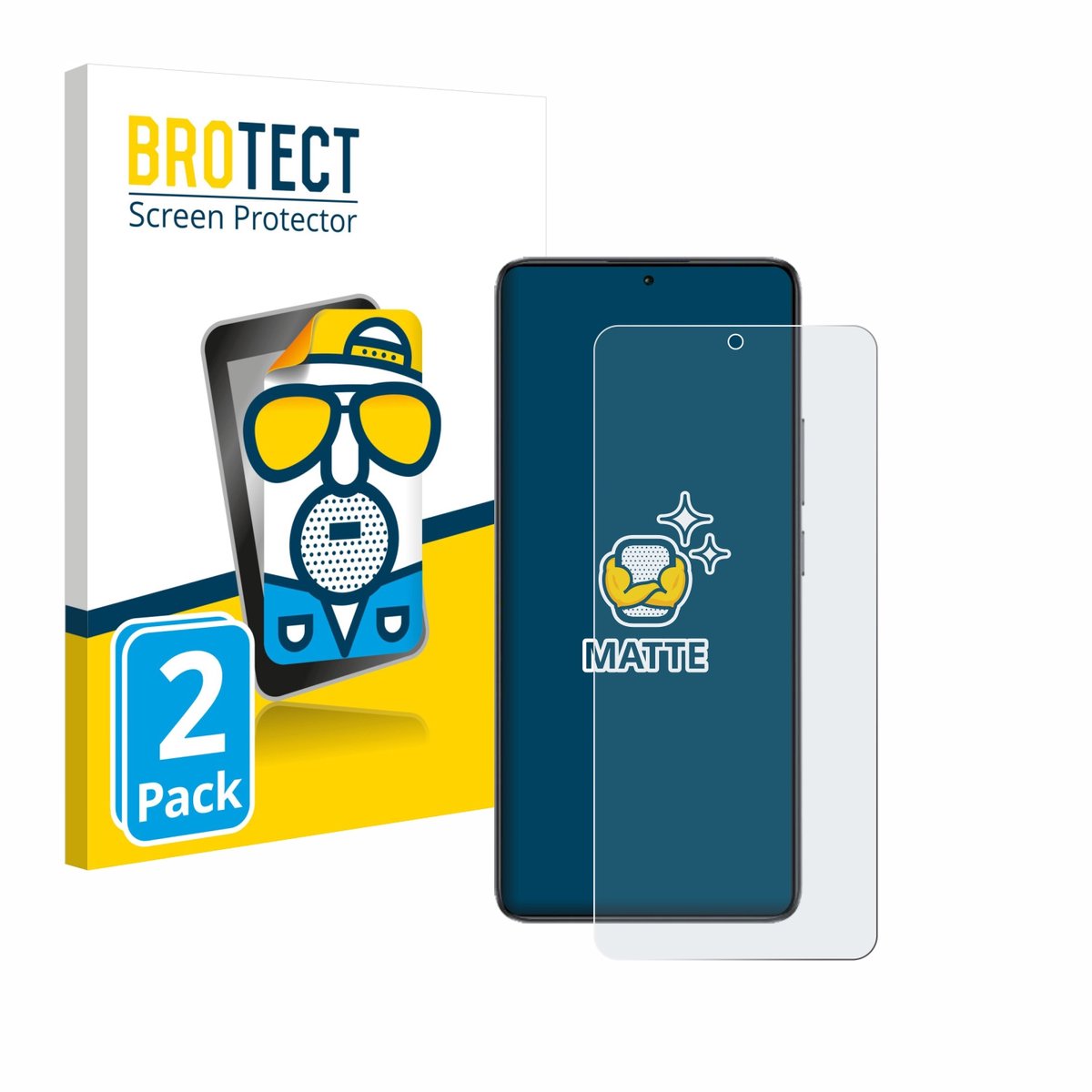 BROTECT - Screenprotector voor Xiaomi Poco F7 Ultra - Folie Beschermfolie matte 2 Stuks