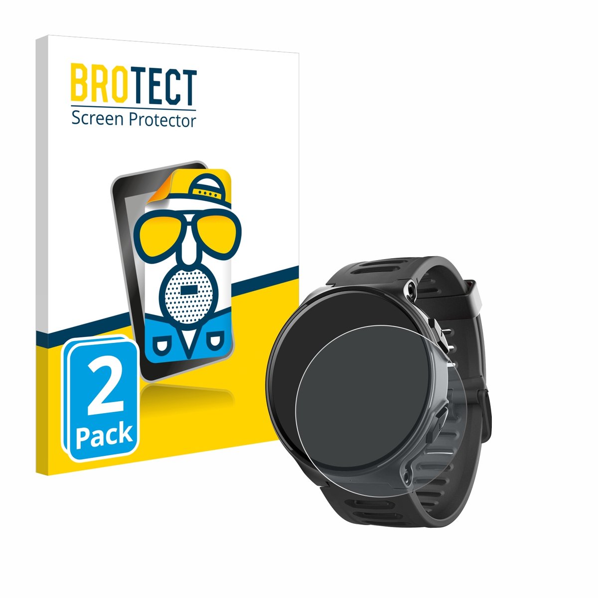 BROTECT - Screenprotector voor Kiprun 500 - Folie Beschermfolie matte 2 Stuks