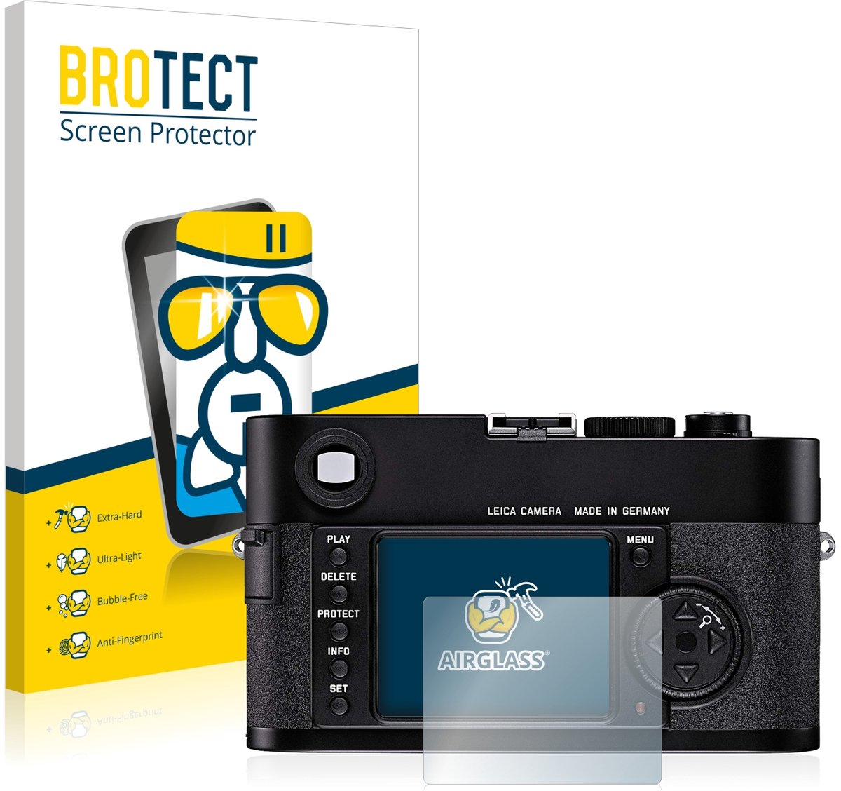 Screenprotector voor Leica M8 Beschermglas transparant
