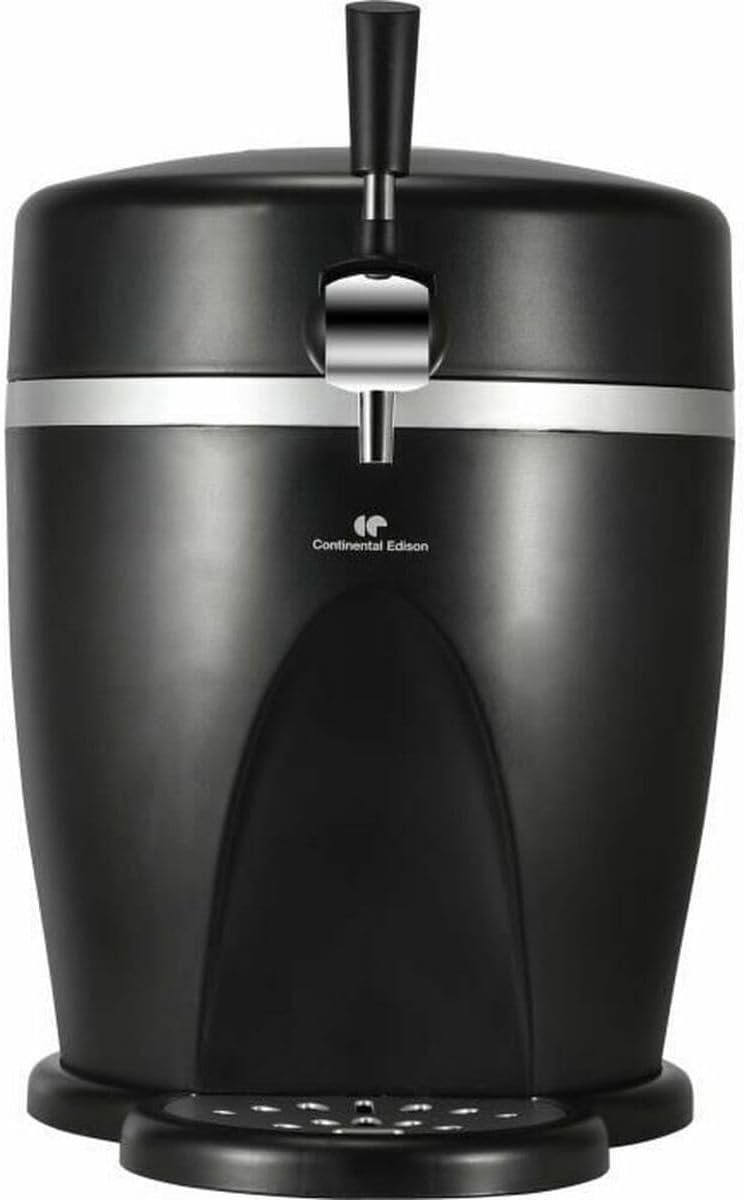 Koele Bierkrat Dispenser 5 Liter met Kraan - Zwart