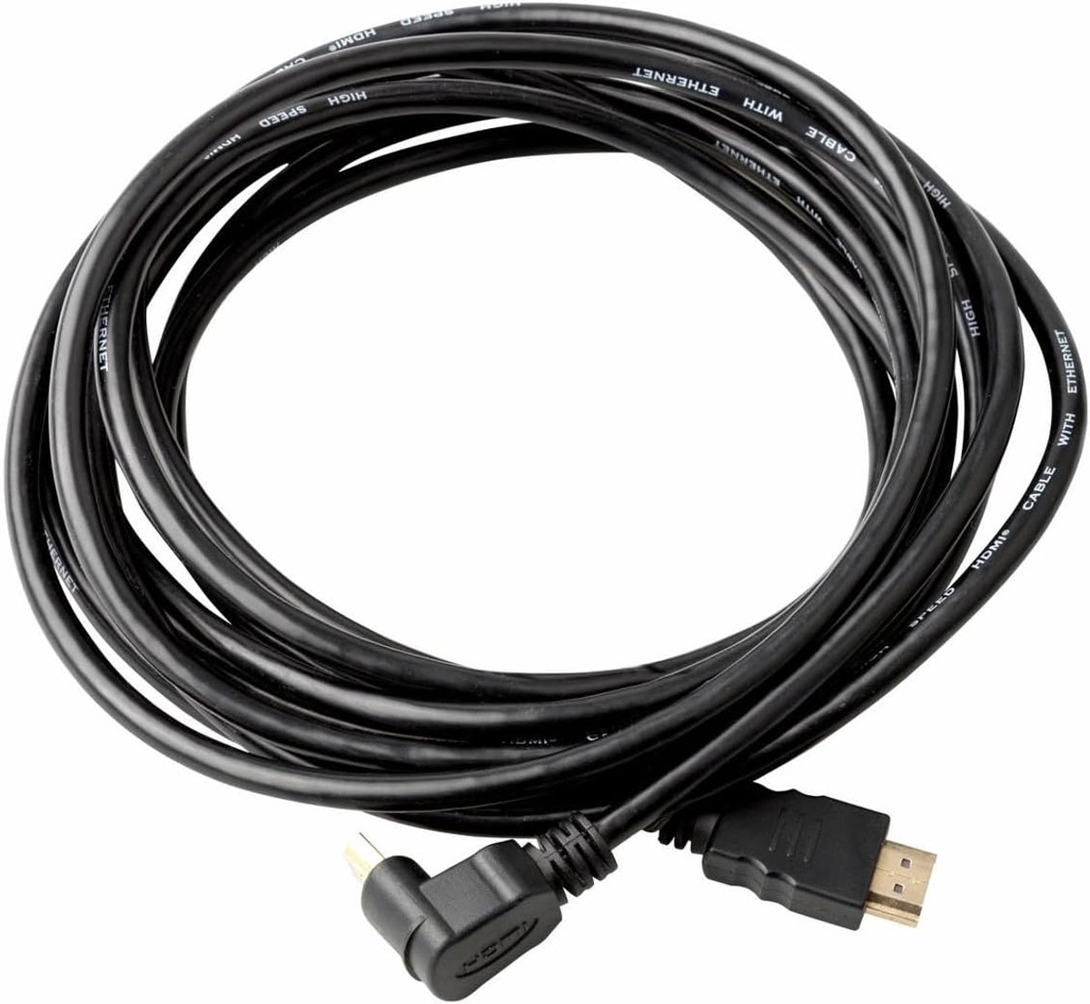 HDMI Kabel 2.0 4K Ultra HD 1.5 Meter Kort Hoek Winkel Aansluiting