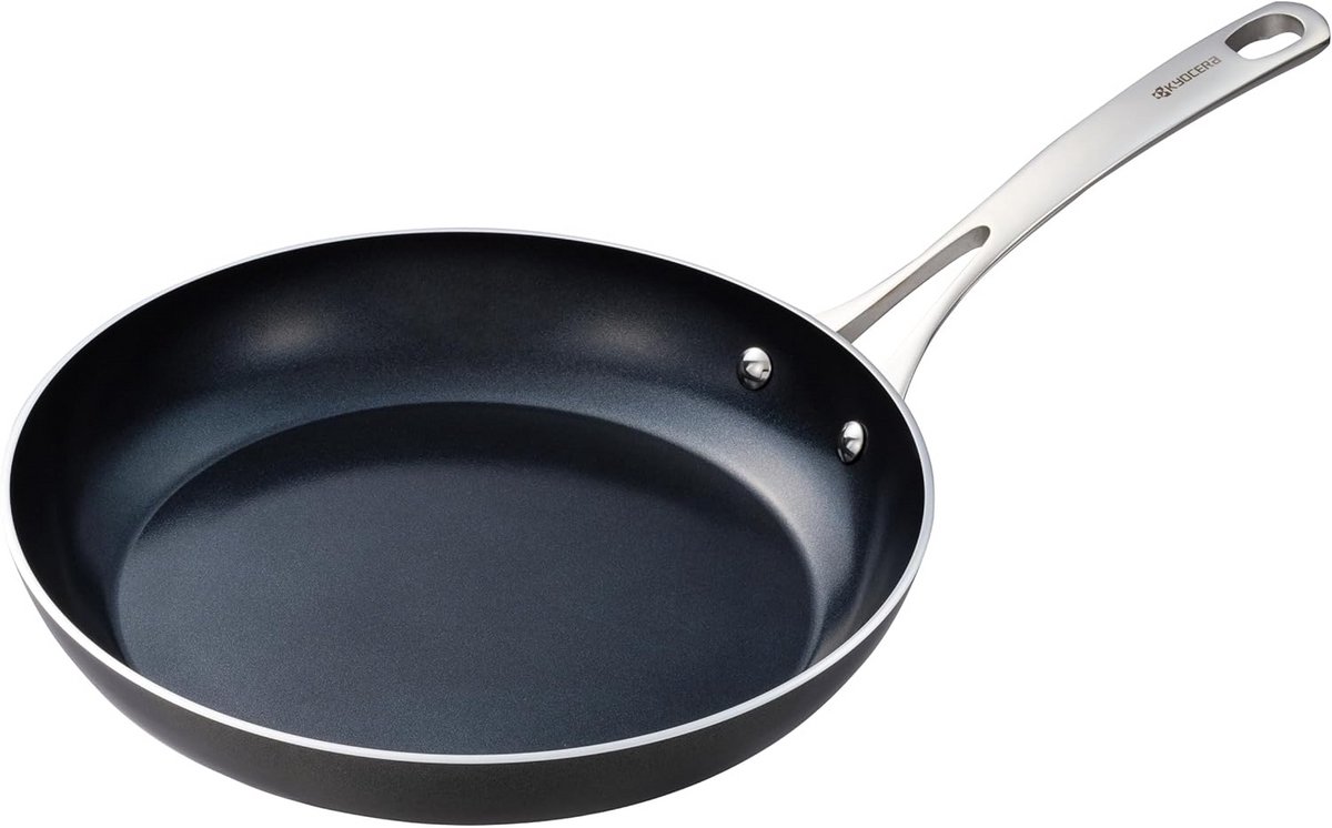 Keramische Koekenpan met Anti-Aanbaklaag 26 cm - PFAS/PTFE Vrij, Geschikt voor Alle Warmtebronnen