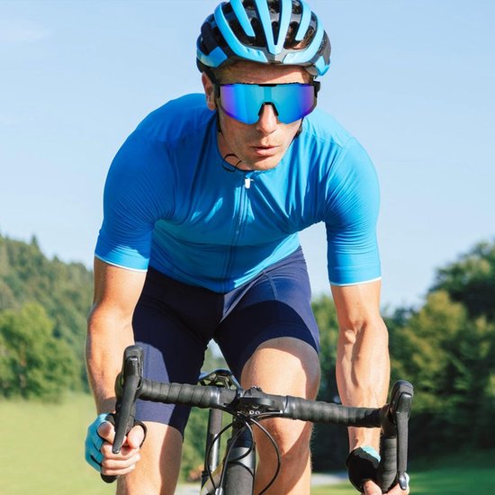 2x Gepolariseerde Sportbril - Winddicht en UV400 Bescherming voor Fietsen, Hardlopen, Skiën — afbeelding 3
