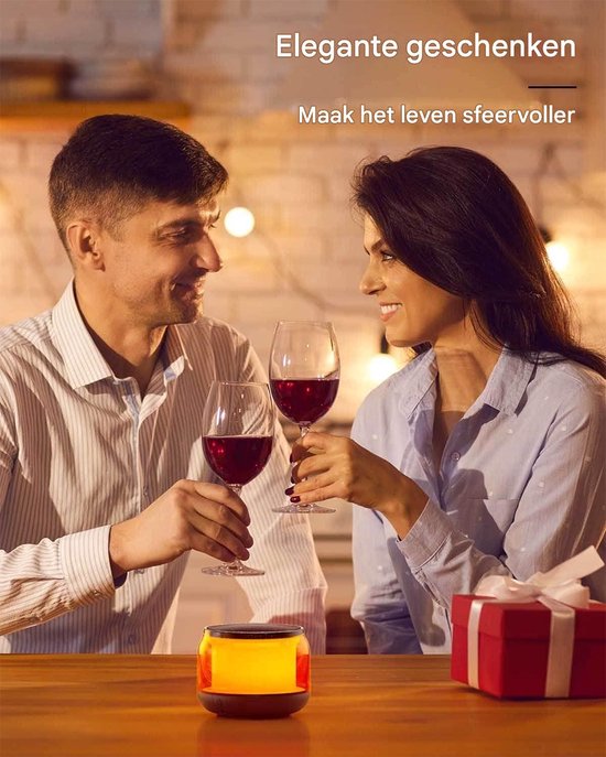 TENZHVXI - Mini Speaker - Bluetooth Speaker Voor Kinderen - Met Lichtjes/Draadloos Stereo - Voor Thuis, Reizen En Feesten Black — afbeelding 3