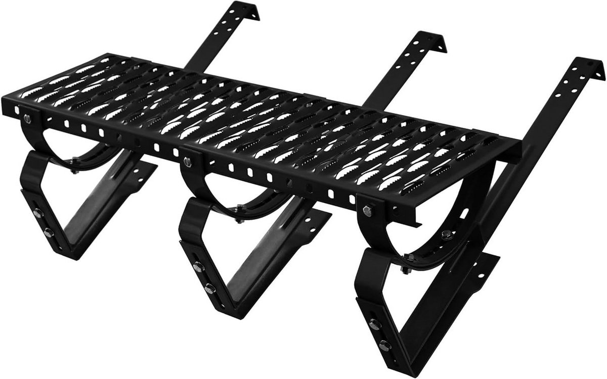 Universele Daksteun 150 cm voor Dakpannen en Dakpannen - Zwart (RAL 9005)