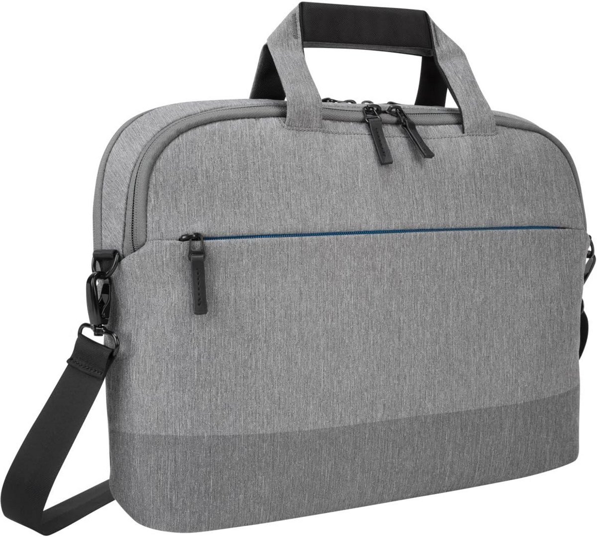 Lichtgrijze Laptoptas voor Notebooks tot 15,6 inch - Slimme Aktetas