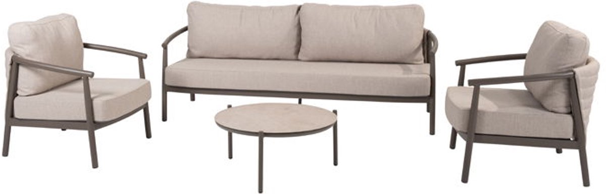 Taste - Barolo loungeset met Vic coffeetafel terre dia. 73 cm