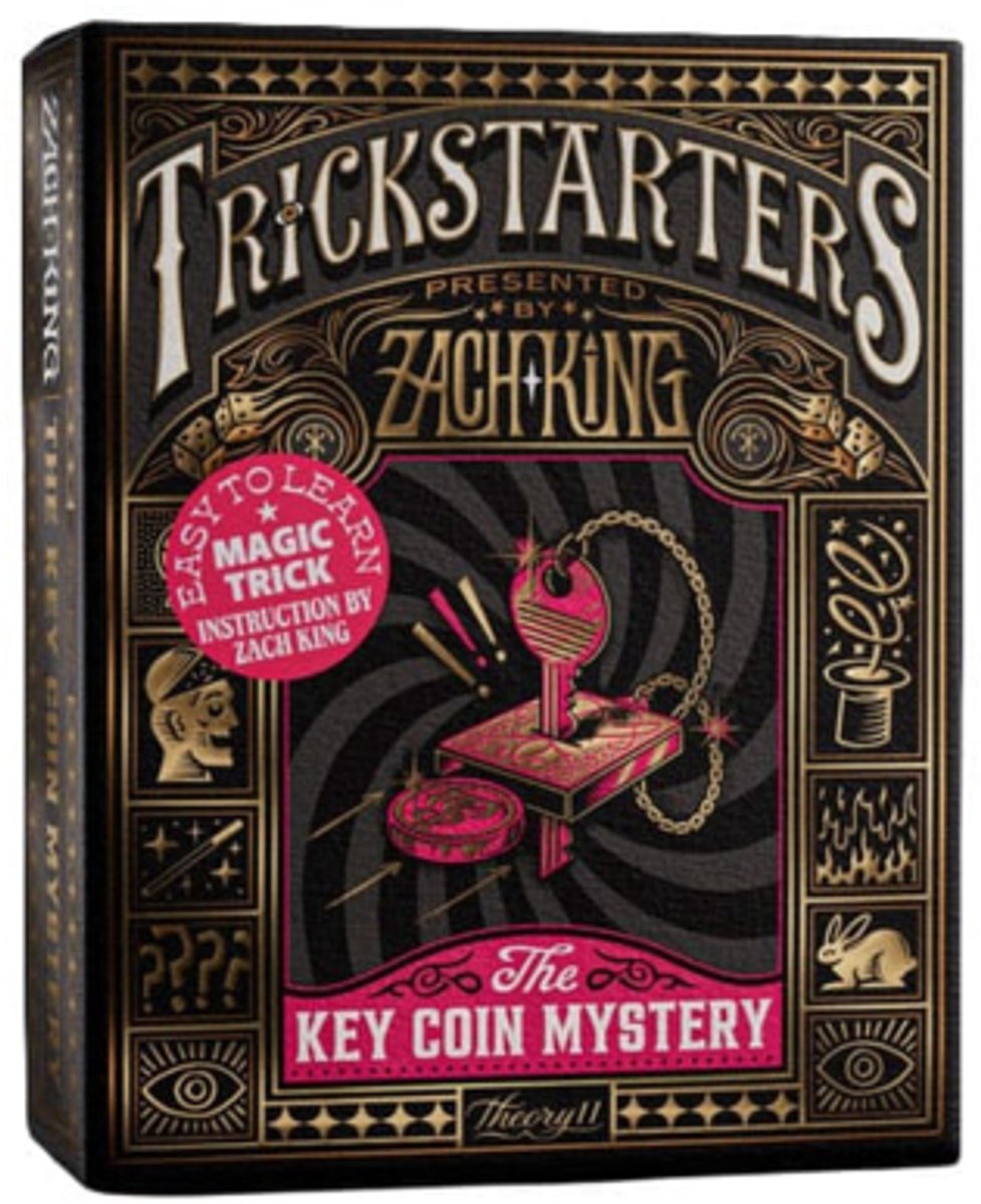 Trickstarters by Zach King Magic Trick Box The Key Coin Mystery