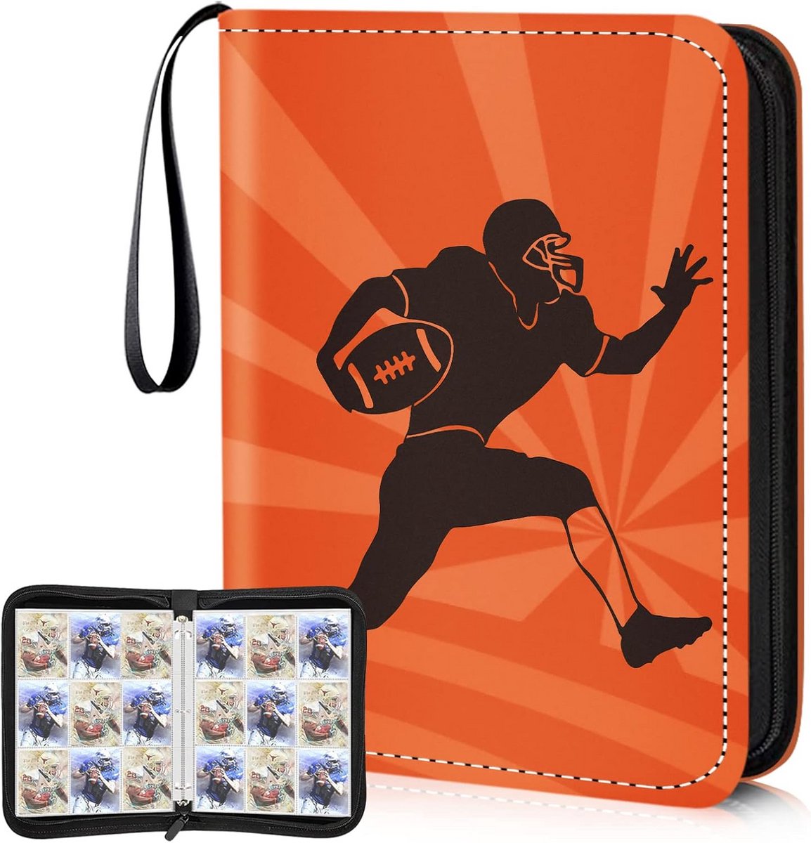 Kaartenalbum voor 900 Trading Cards - Ringband met 9 Vakken voor Voetbal, Honkbal, Basketbal en Sportkaarten