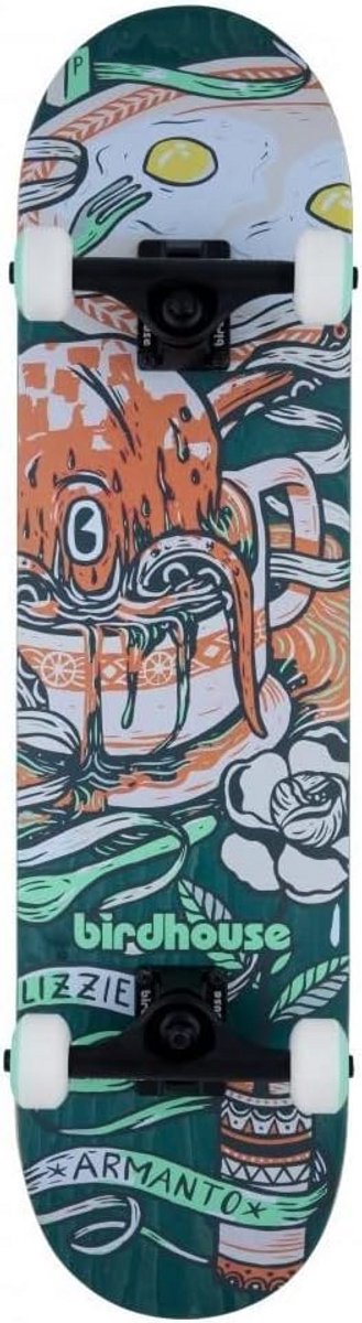 Compleet Skateboard Groen 7.7 Inch voor Beginners en Gevorderden