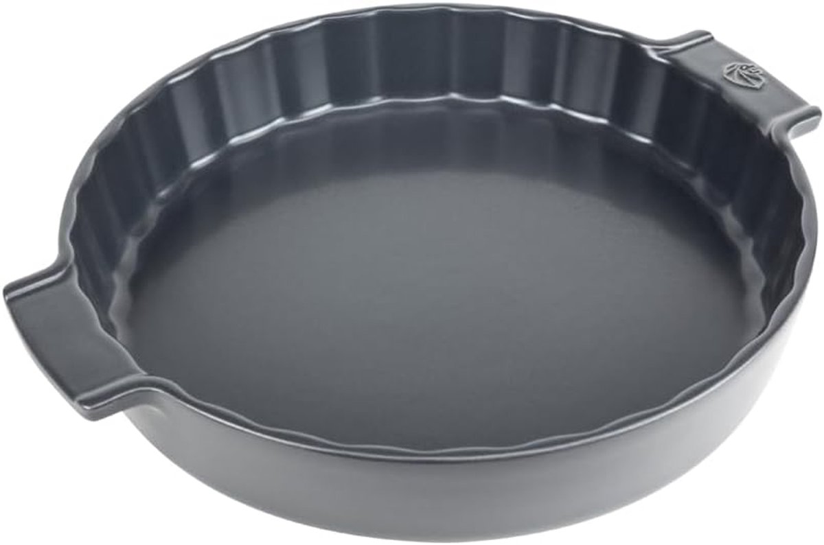 Keramische Taartvorm Rond 28 cm Leisteen - Voor Pastei, Quiche en Ovenschotels