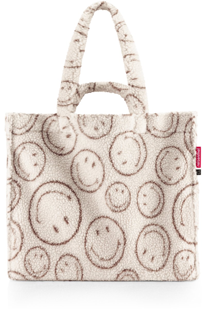 Reisenthel Softshopper Boodschappentas - 28L - Smiley® Teddy Chocolate Beige