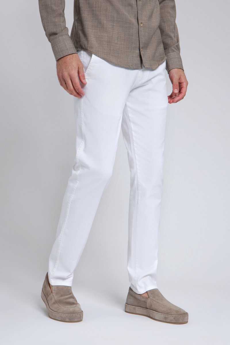 North84 Infinity Flex Chino Off White 8415 2121