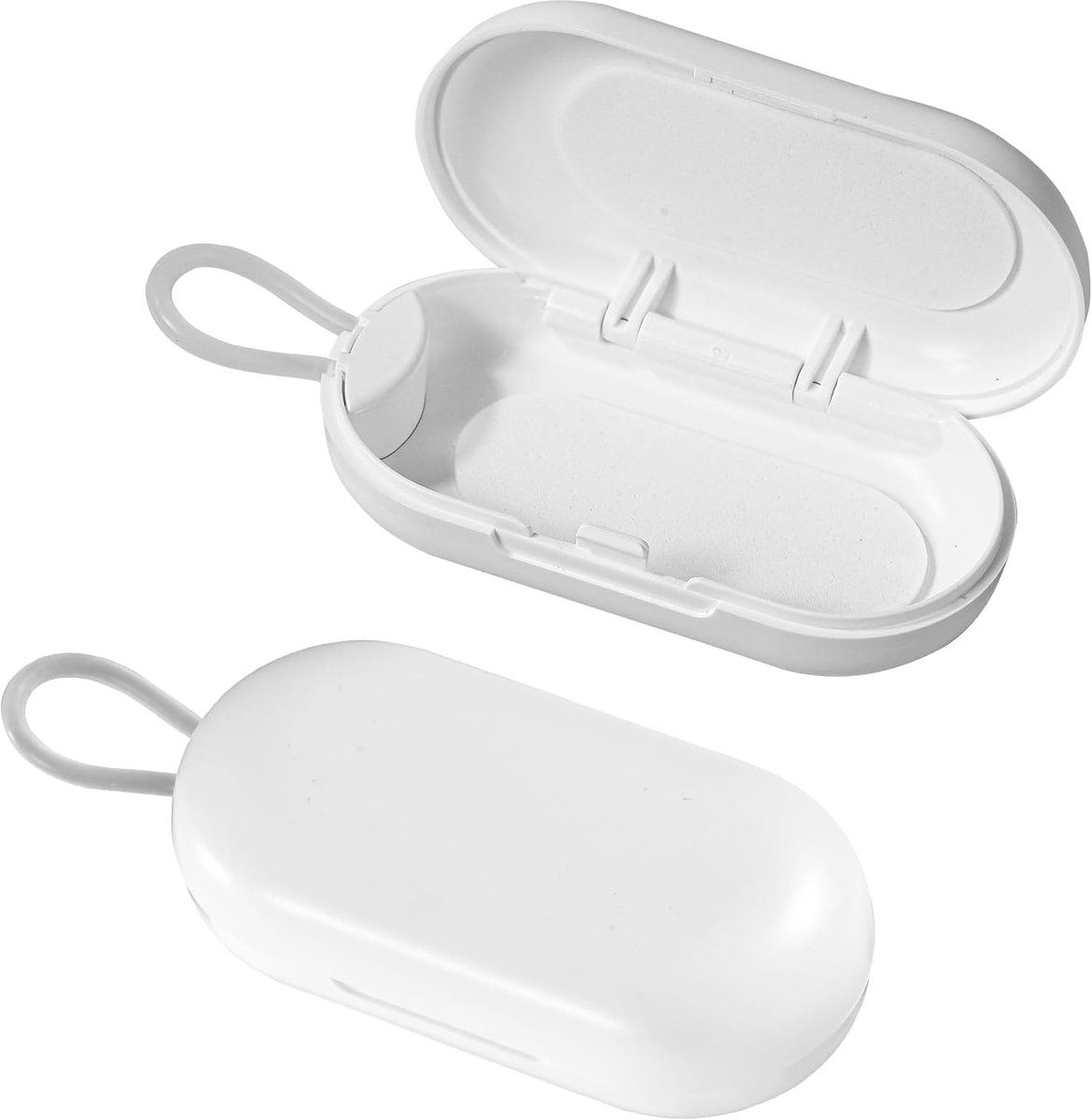 2 Stuks Draagbare Oordopjes Etuis - Compacte Opberghoes voor Reizen en Camping