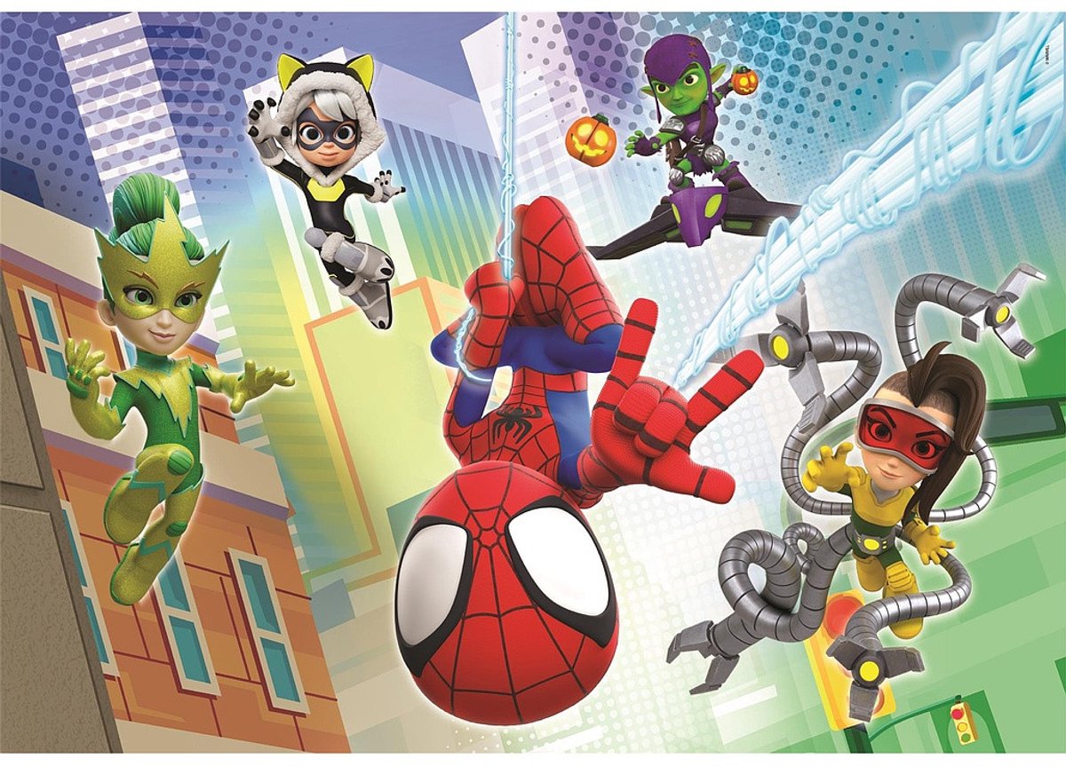 Clementoni - Puzzel - 2x60 Stukjes - Spidey en Zijn Geweldige Vrienden - Kinderen — afbeelding 6