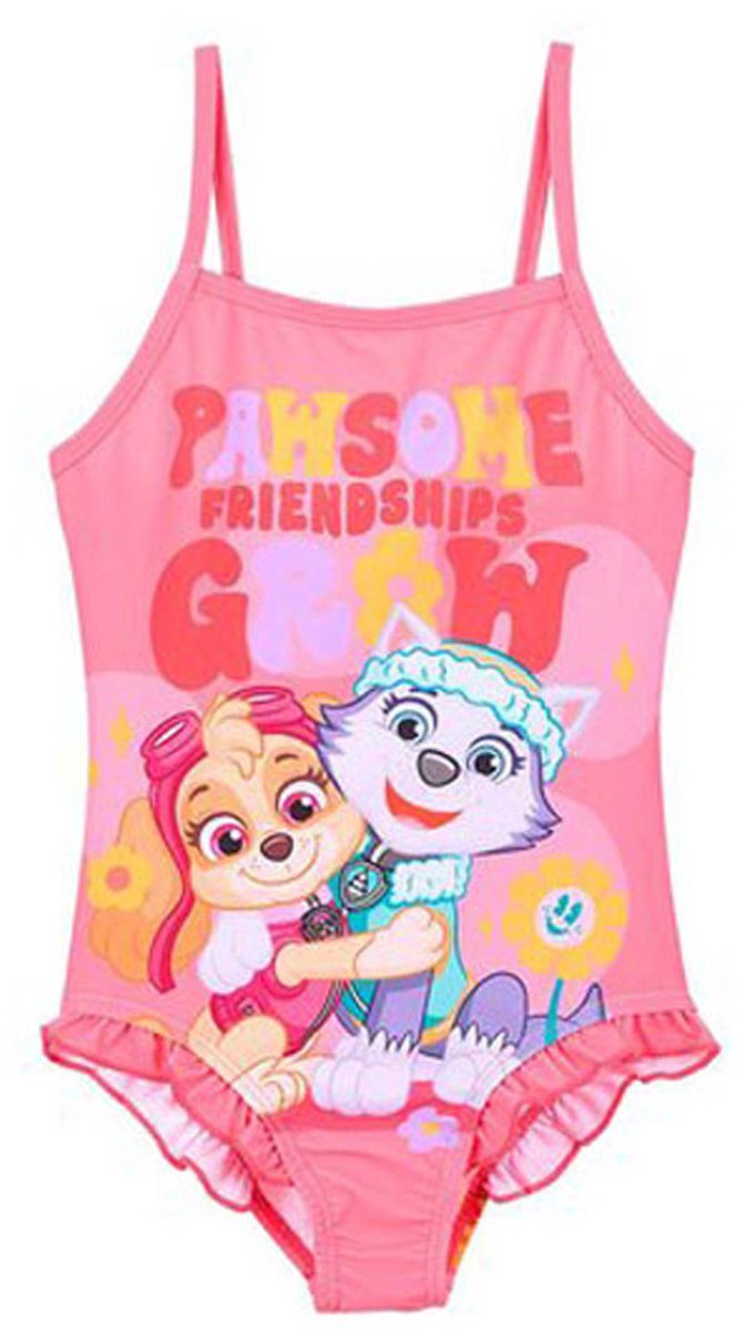 PAW Patrol badpak - roze - Skye en Everest zwempak