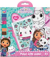 Peinture à Water Gabby's Dollhouse, 7 parties.