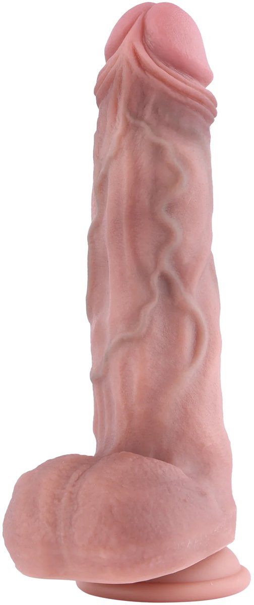 Vibrerende Realistische Dildo opzetstuk 25 cm