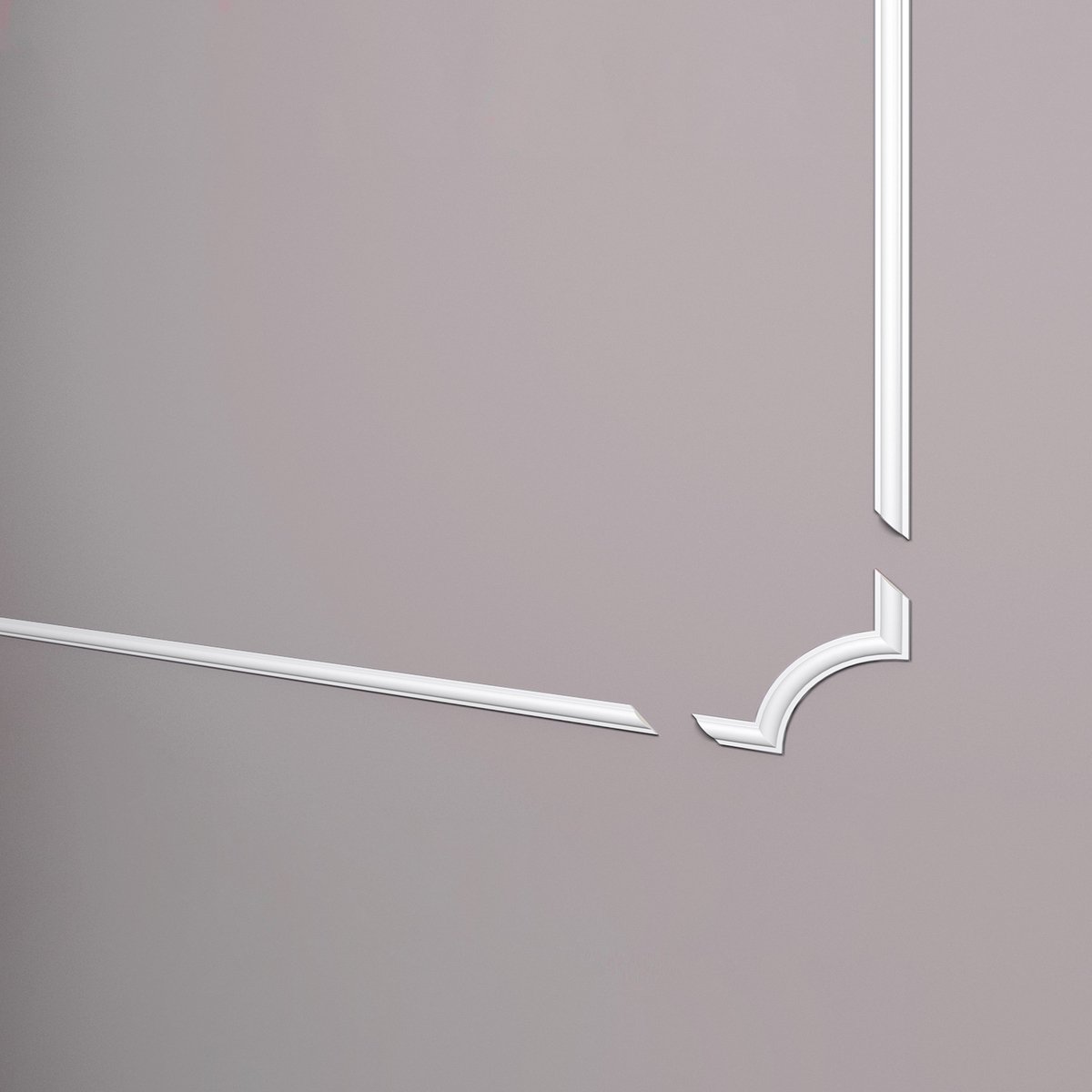 Hoekelementenset NMC SP2-5 ARSTYL Noel Marquet Sierelement modern design wit 4 stuks