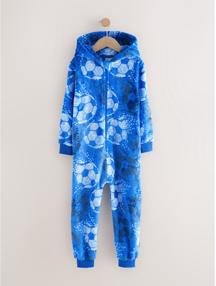 Next - Jongens - Fleece onesie - Blauw