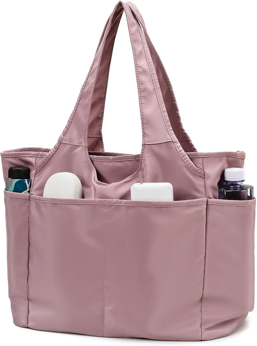 Grote Waterdichte Shopper Tas voor Dames - Handtas en Schoudertas met Rits