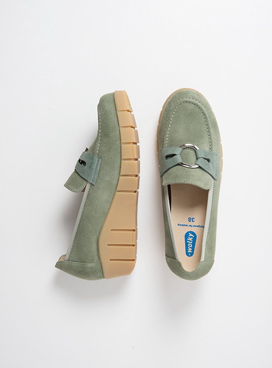 Wolky Dames Nouveau 01786 Augusta Vert clair