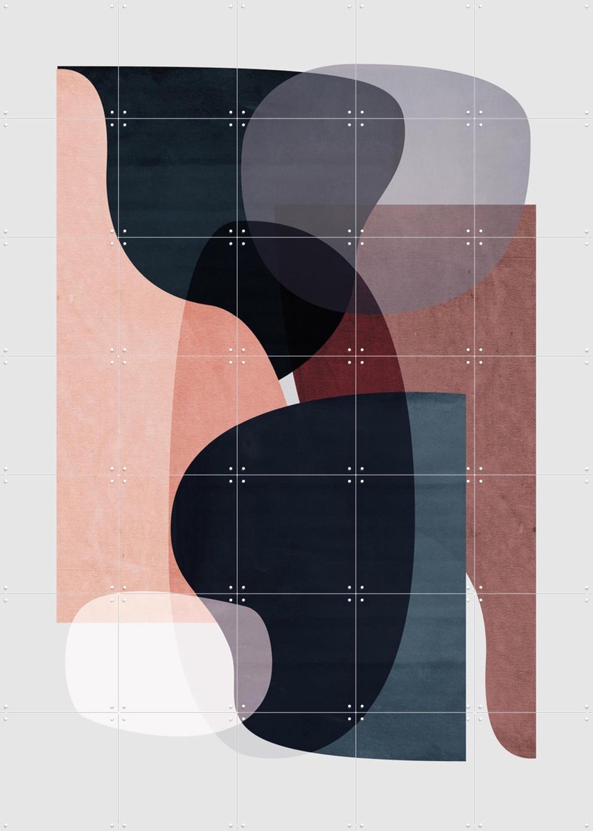 IXXI Graphic 193, Mareike Böhmer - 100 x 140 cm - Gratis ophangtool - Grote wanddecoratie en posters - Grafisch Ontwerp, Abstract, Minimalisme