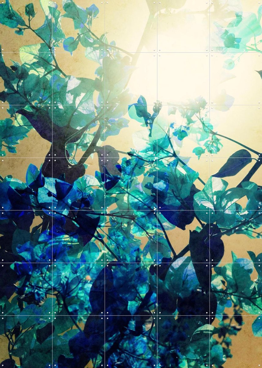 IXXI Sunny Blue, Angelo Cerantola - 100 x 140 cm - Gratis ophangtool - Grote wanddecoratie en posters - Abstract, Digitale Kunst, Fotografie