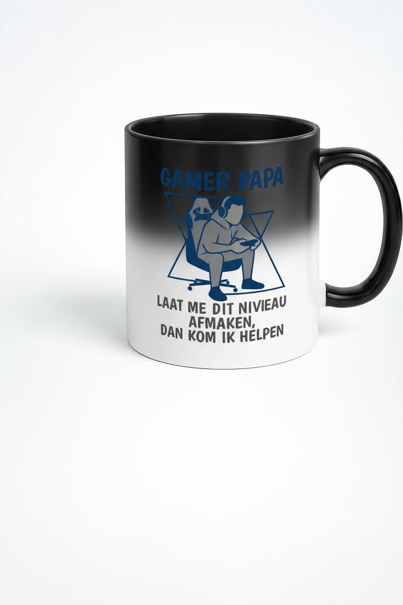 Gamer Papa Magic Mok - Gepersonaliseerde Koffiemok voor Gaming Vaders