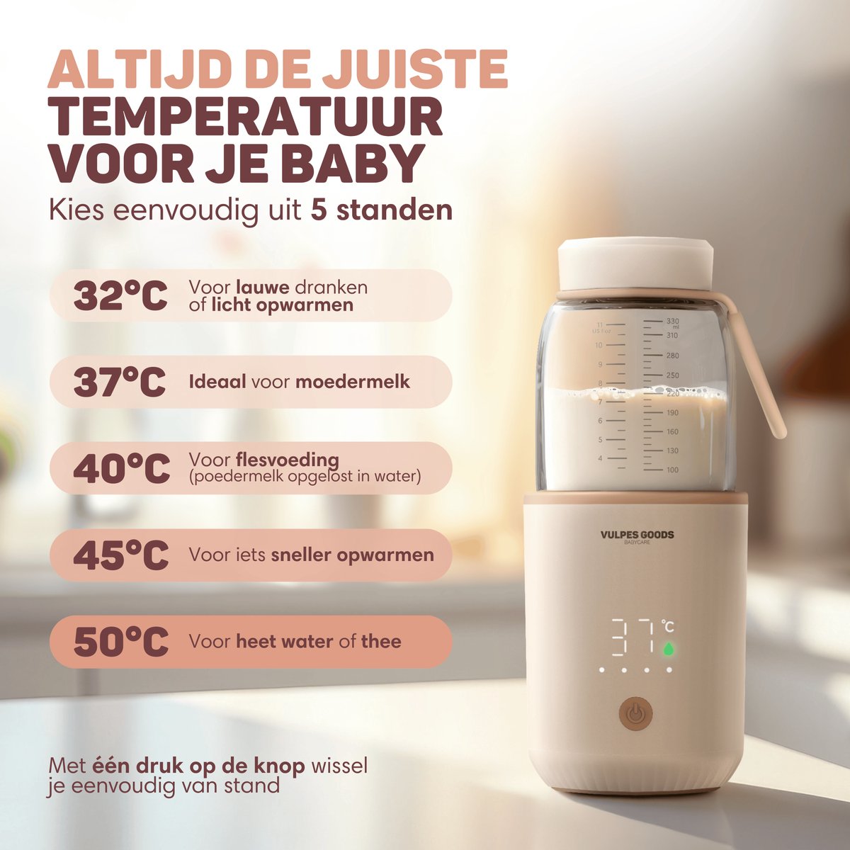 Vulpes Goods Babycare - Flessenwarmer Elite thumbnail 2