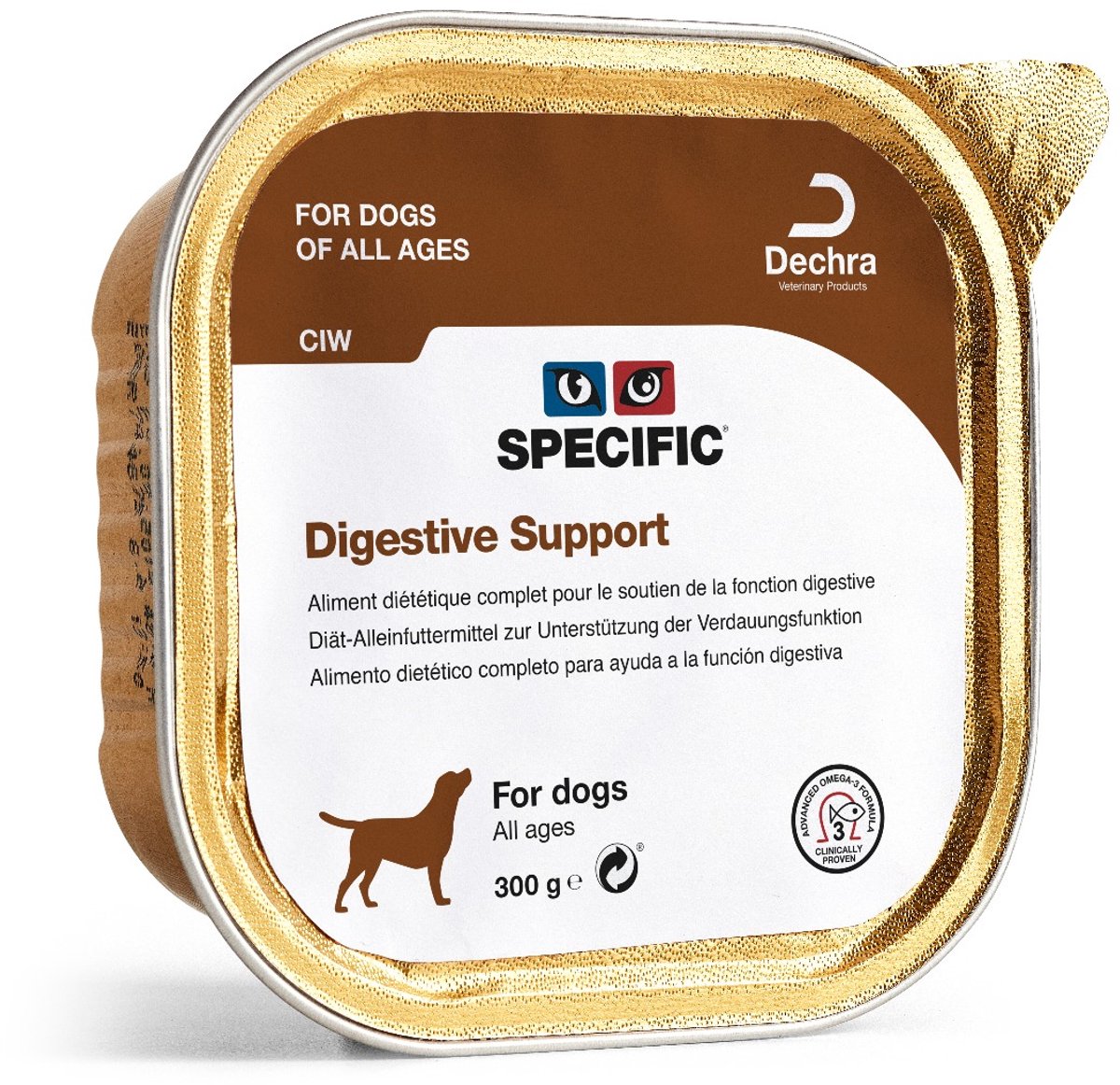 SPECIFIC Specific Ciw Digestive Support – Hondenvoer Blik – 6x 300g