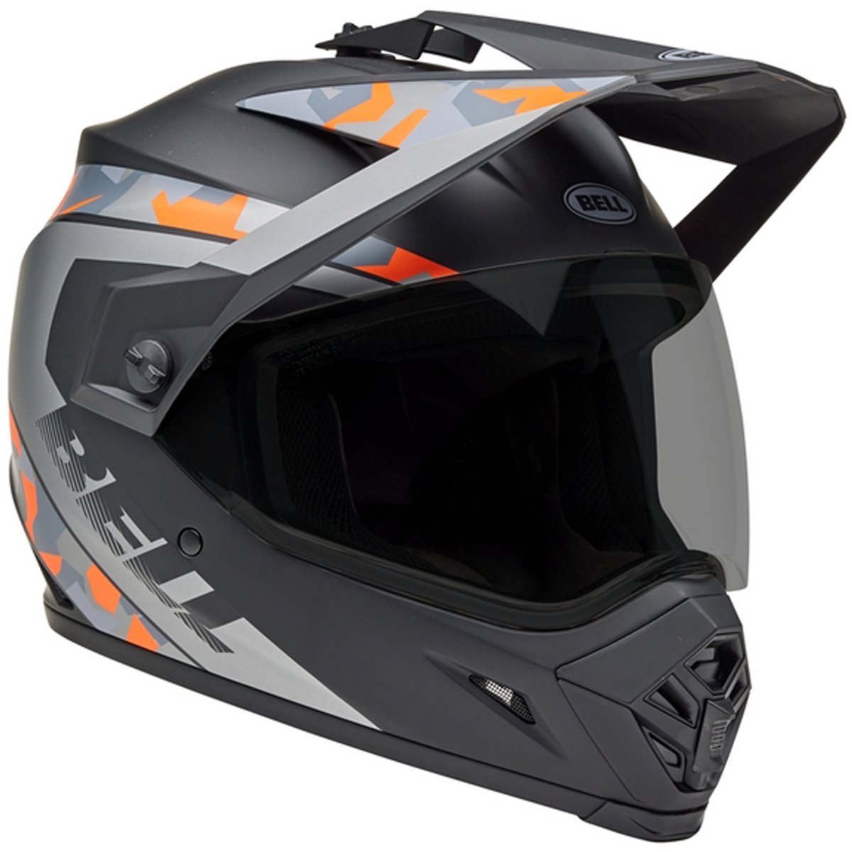 Bell MX-9 Adventure MIPS Enduro Grijs Oranje Adventure Integraalhelm - Helm