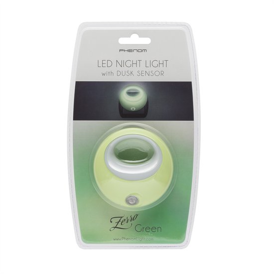 LED Nachtlamp met Schemersensor – Automatisch Aan/Uit Nachtlicht voor Stopcontact – Energiezuinige LED Verlichting 1W – Gropen – Compact Nachtlampje voor Gang, Slaapkamer en Kinderkamer [20275GR] van PHENOM LIGHTING TECHNOLOGY — afbeelding 3