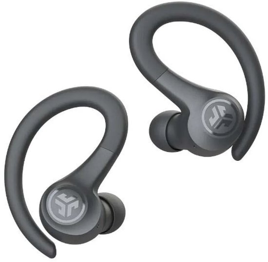 JLab GO Sport Draadloze Oordopjes – Oortjes draadloos - Bluetooth - 35 uur Speeltijd - IP55 Waterbestendig - Aanpasbare EQ3 instellingen - Hardlopen - Zwart