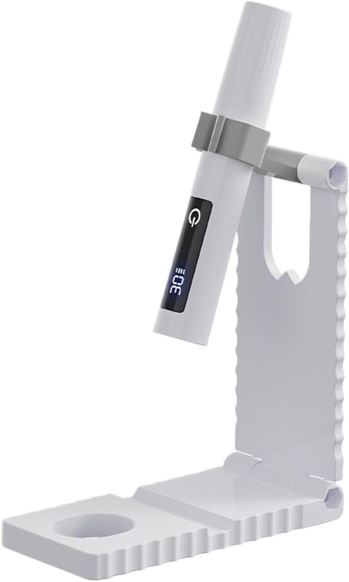 Nagel UV Lamp - Draagbare Droger - Manicure Thuis - LCD Scherm - Compact Formaat - Wit