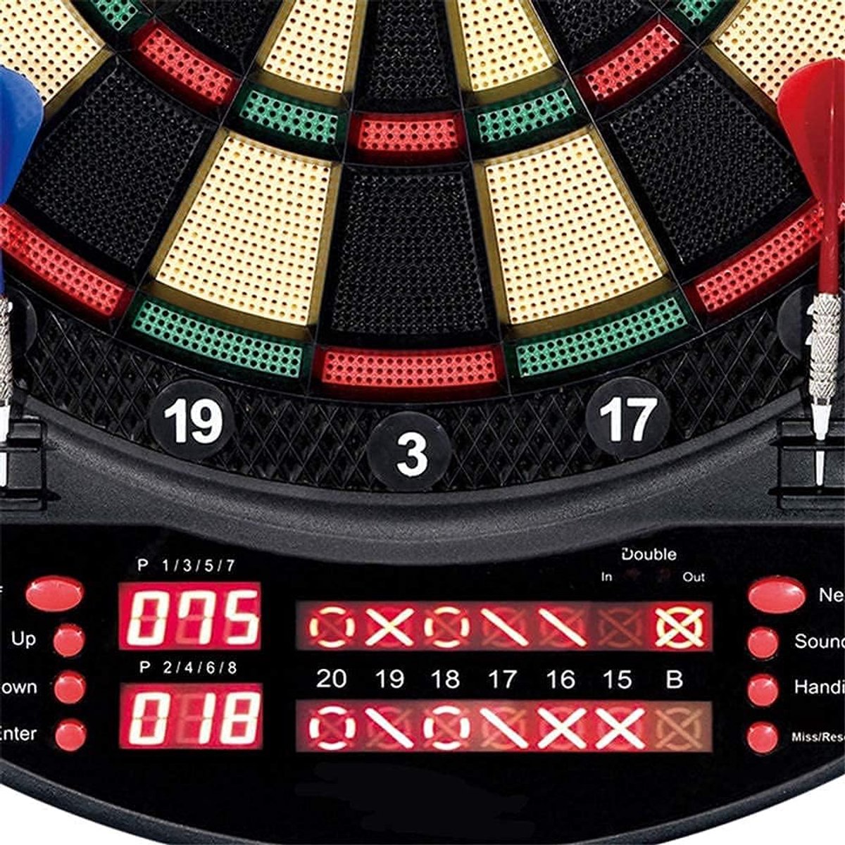 Elektronisch Dartbord - Dartspel Set - Wedstrijd Training - Automatische Score - 13 Inch
