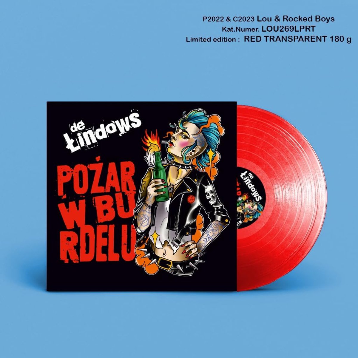 Muziekalbum Vinyl - Rock Album - Luisteren Muziek - Limit Edition - 12 Inch - Transparant Rood