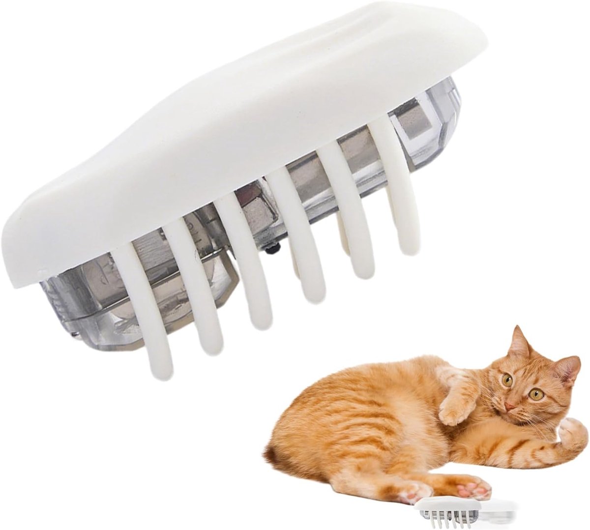 Interactief Kattenspeelgoed - Automatisch Bewegend Speelgoed - Jacht Simulatie - Gestimuleerd Gedrag - 11.7L x 10B x 3.7H cm
