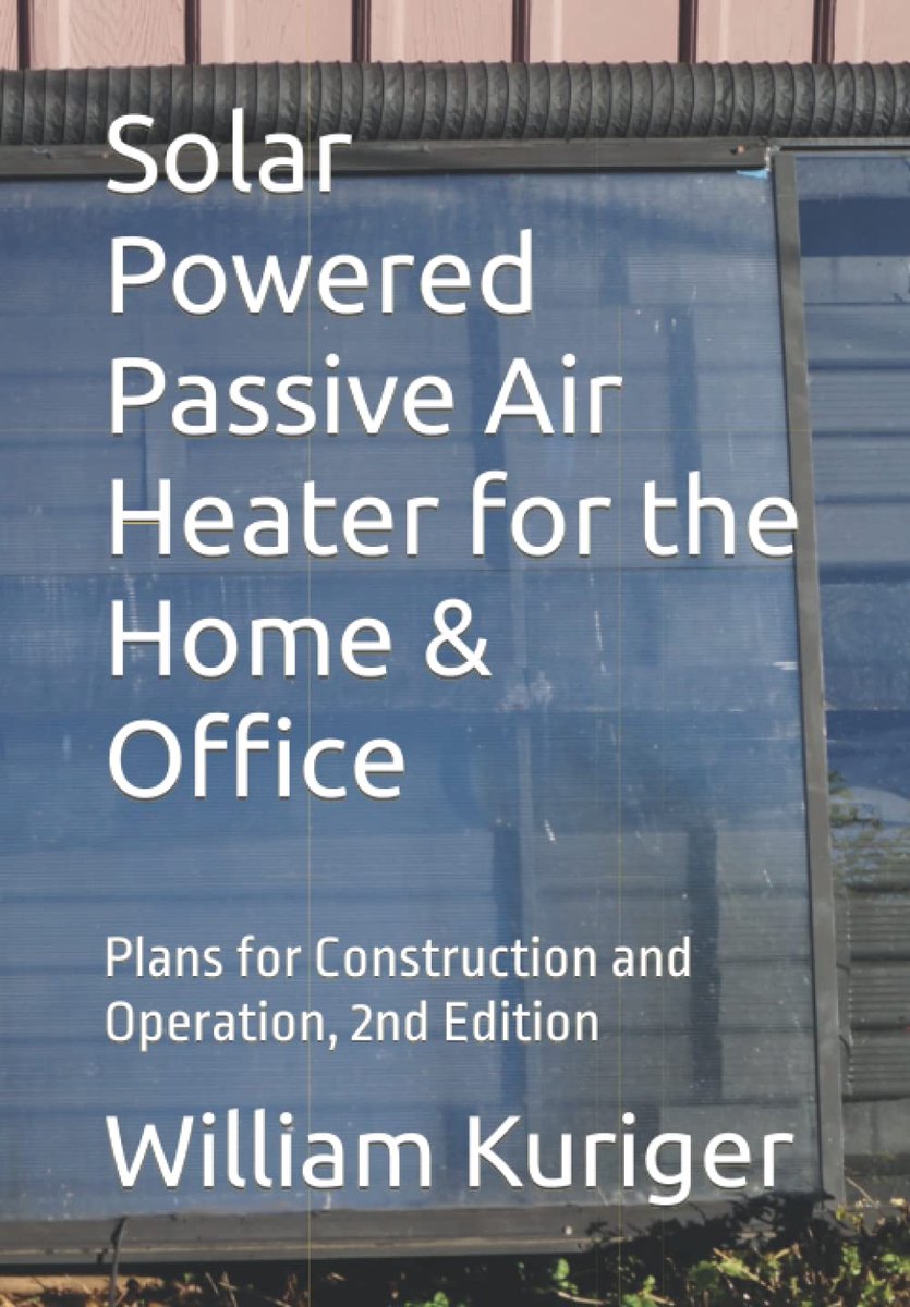 Zonne Lucht Verwarmer - Bouwplan Handleiding - Bijverwarming Huis - Passief Zonne-energie Systeem - 42 Pagina's