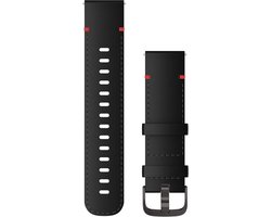 Horlogeband - Smartwatch band - Sport en dagelijks - Snelle wisselsysteem - 22mm breed - Zwart