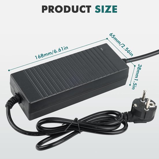 Spanningsomvormer - Stroomadapter Diesel - Verwarming Voeden - Lichtgewicht Draagbaar - 21 x 12 x 5 cm — afbeelding 4