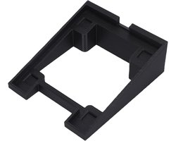 Koffiemolen Standaard - Kantelbare Basis - Stabiel Malen - Ruimtebesparend Ontwerp - 15 x 15 x 5 cm - Zwart