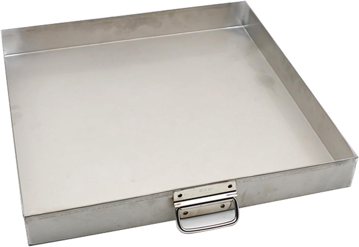 RVS Bak - Olieopvangbak Lekbak - Meerdere Toepassingen - 1mm Dik Roestvrij Staal - 100x50x5cm