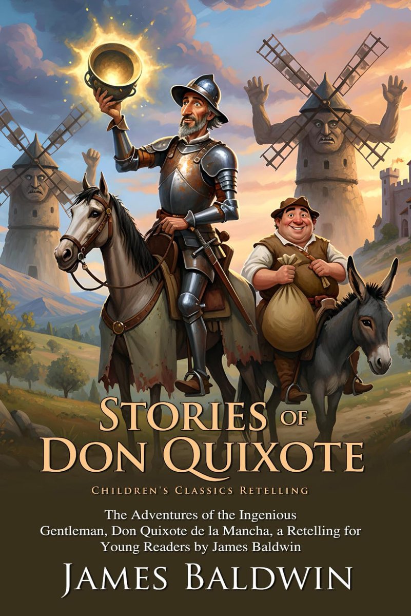 Verhalen van Don Quixote - Klassieke avonturen - Kinderen lezen - Geïllustreerde editie - 15.24 x 1.07 x 22.86 cm