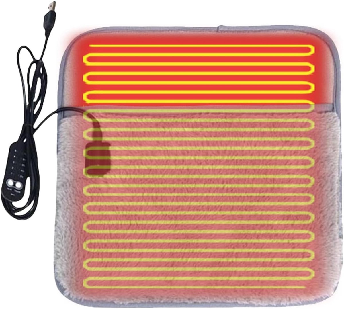 Elektrische Voetenwarmer - Thermo Voetenzak - Thuis Warm Houden - 5 Temperatuurstanden - 30 cm