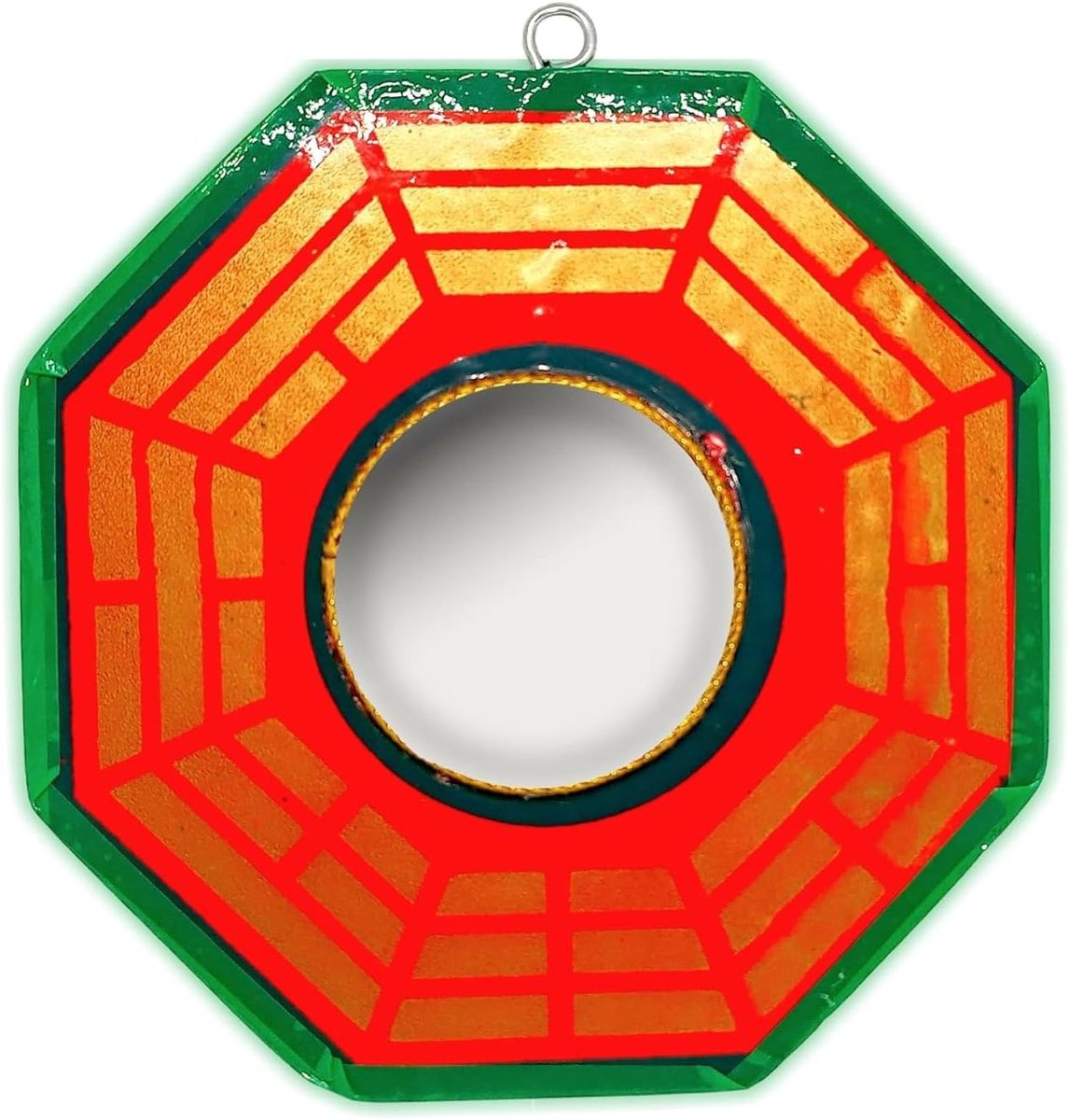 Chinese Spiegel - Feng Shui Decoratie - Positieve Energie - Convexe Vorm - 10x10x1 cm