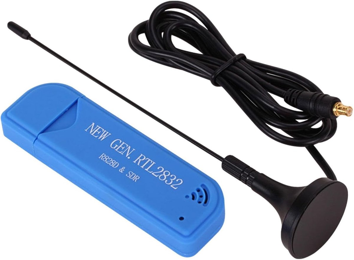 SDR Radio-ontvanger - USB Dongle Frequentie - Signaal Monitoring - Brede Ontvangst Scanner - 126 x 76 x 33 cm