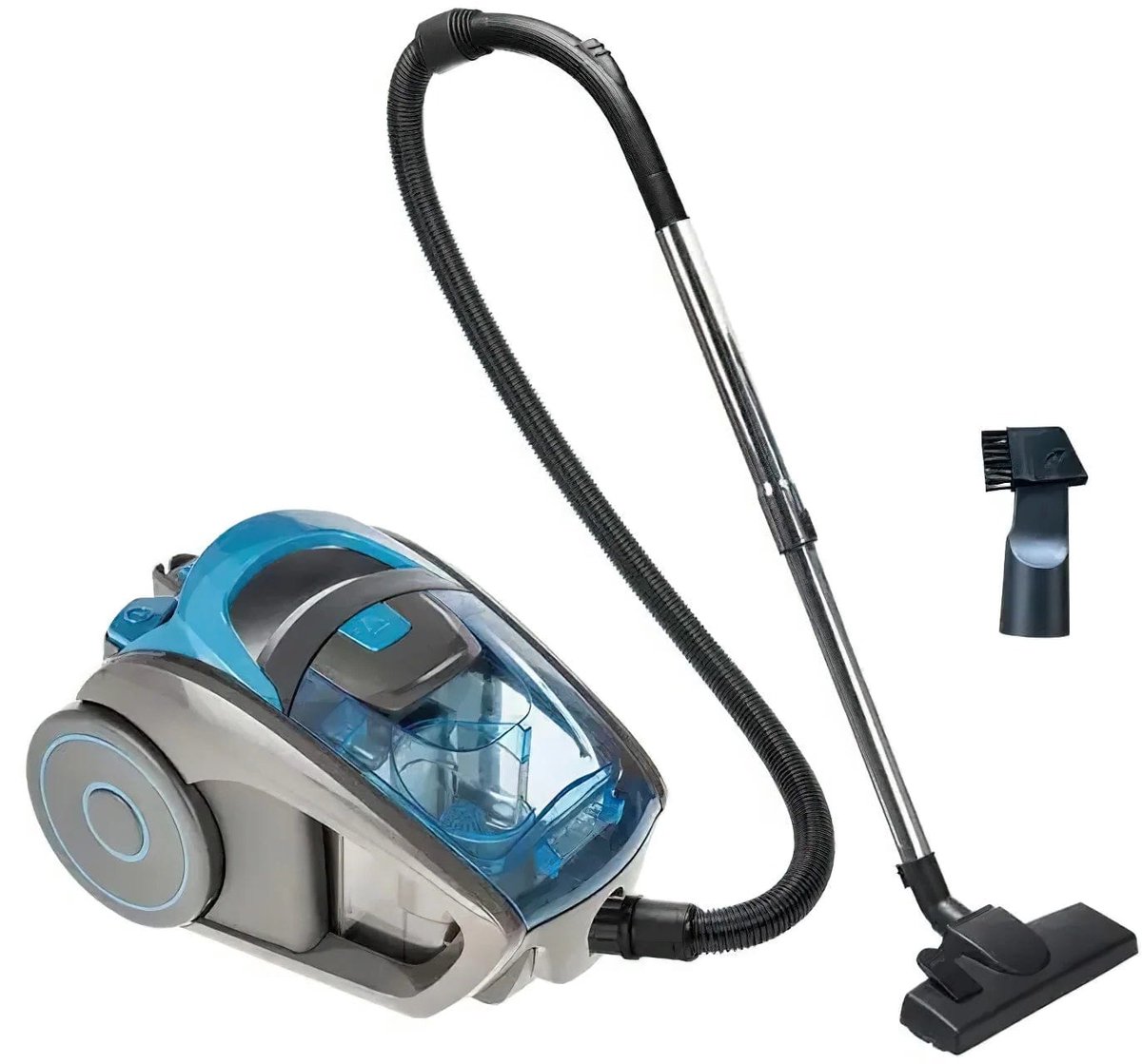 Stofzuiger - Vacuum Cleaner - Snoervacuüm - Multi-Cyclonische Filtratie - Draagbaar - Zonder Zak - voor Harde Vloeren Tapijten - Dierenhaar - 2500W - 220V - 50/60Hz - 15000PA - Blauw