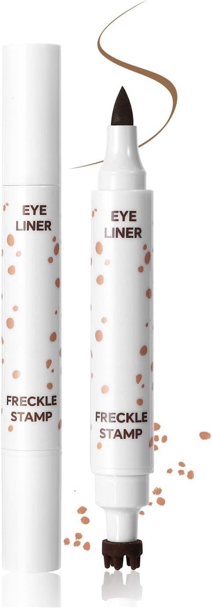 Sproeten Stift - Make-up Tool - Dagelijkse Look - 2-in-1 Design - 16 g - Natuurlijk Bruin