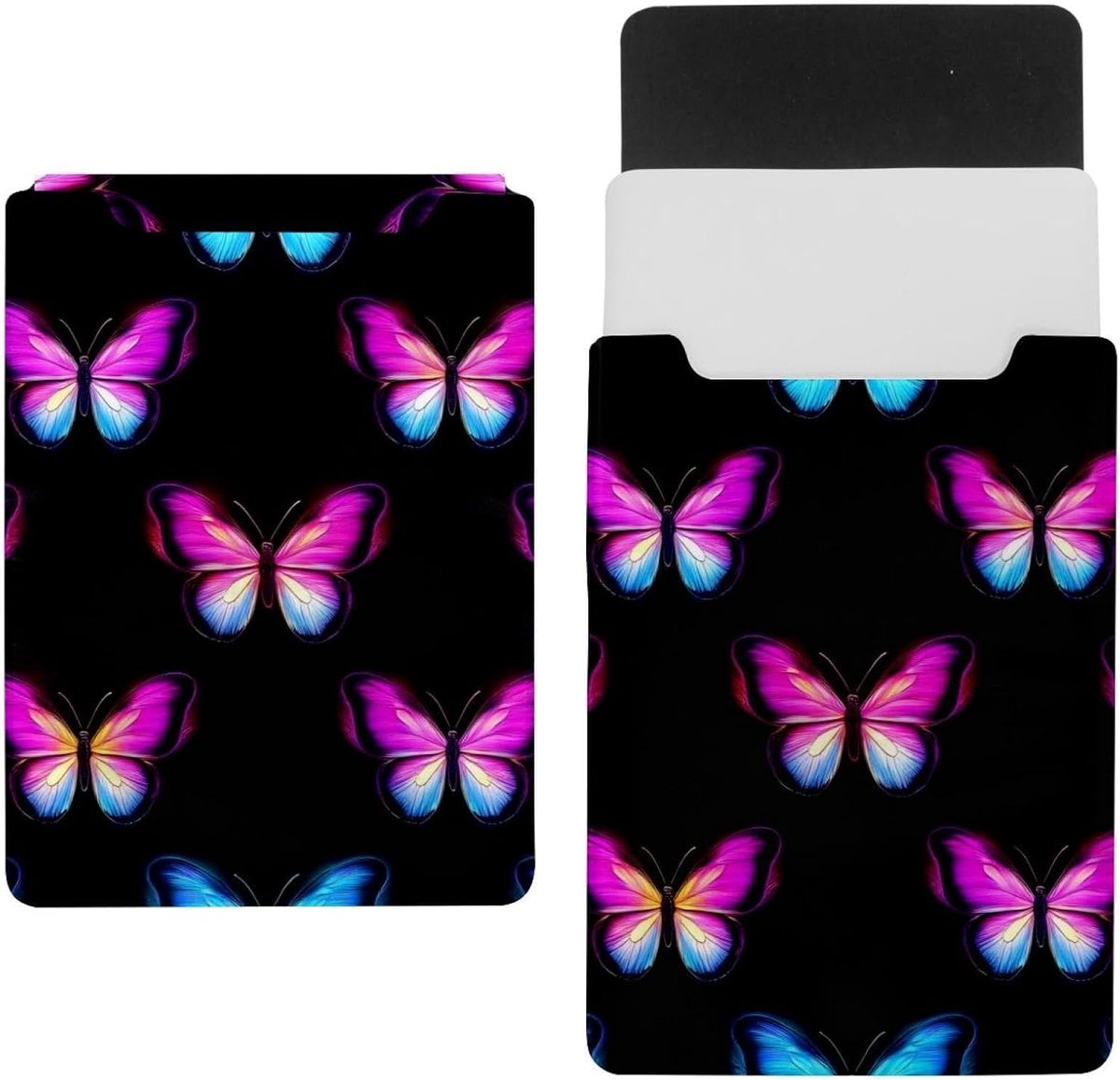 Laptop Sleeve - Computer Tas - Veilige Opslag - Zachte Fluweelvoering - 35x26 cm - Multi kleuren